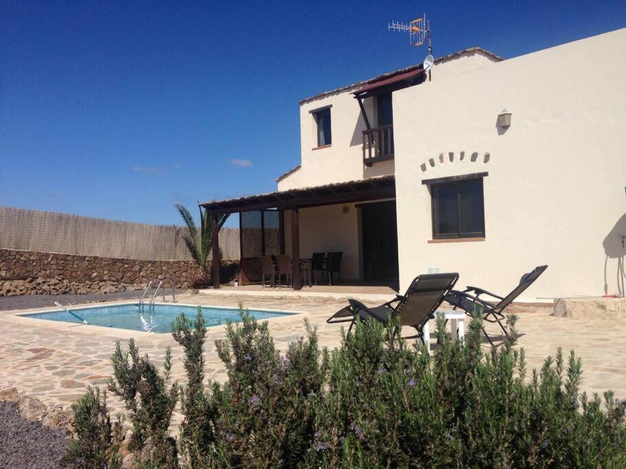 Villa En Zona Tranquila De Lajares Vista Calma Exterior foto