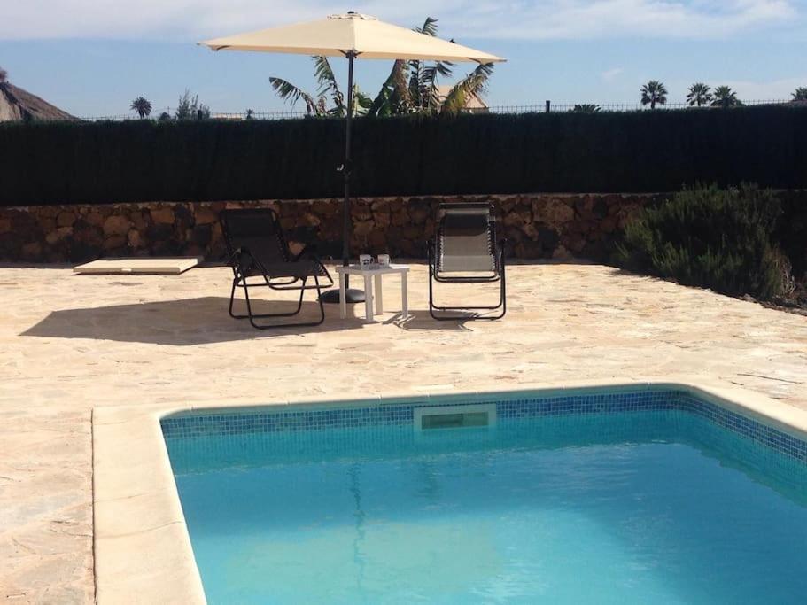 Villa En Zona Tranquila De Lajares Vista Calma Exterior foto